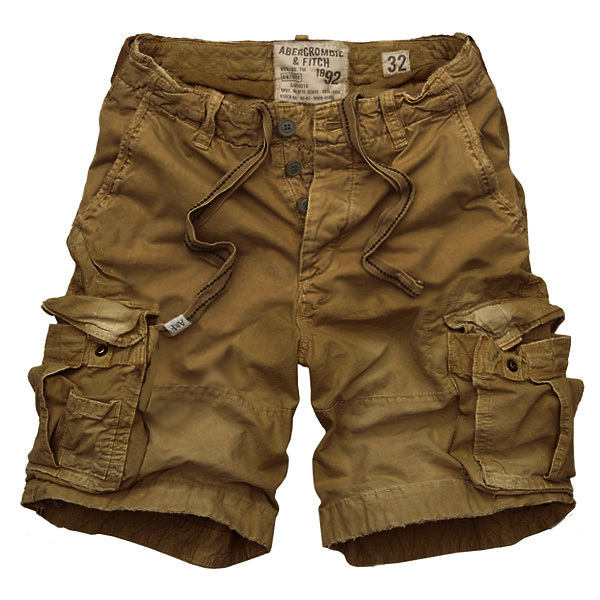 Abercrombie Fitch Hombres Cargo Patalón Corto AF7546